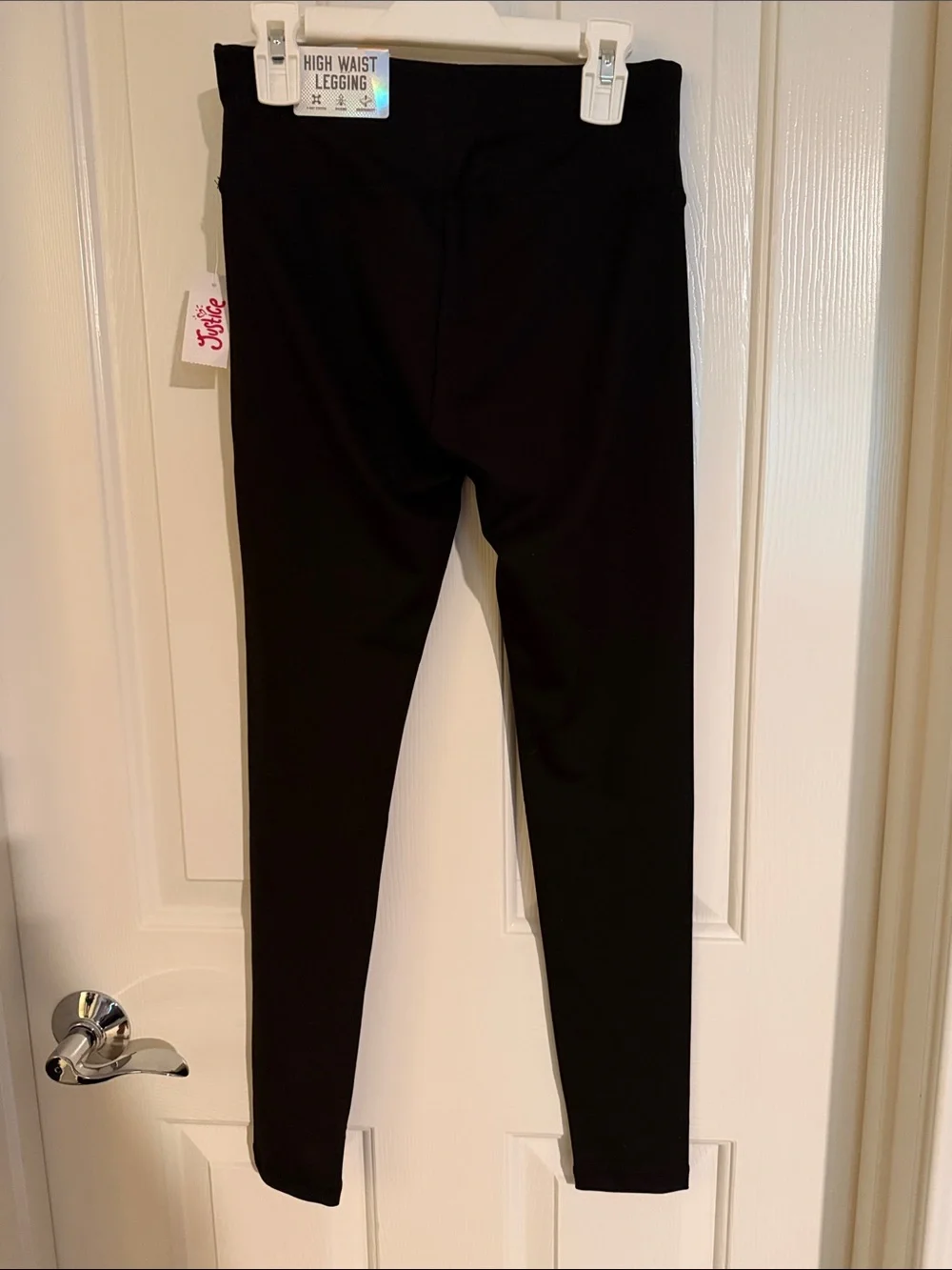 Justice Black High-Rise Girls' Leggings